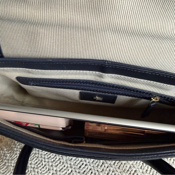 Radley London Burnham Beeches Medium Flapover – Dark Navy Dust Bag - Picture 10 of 13